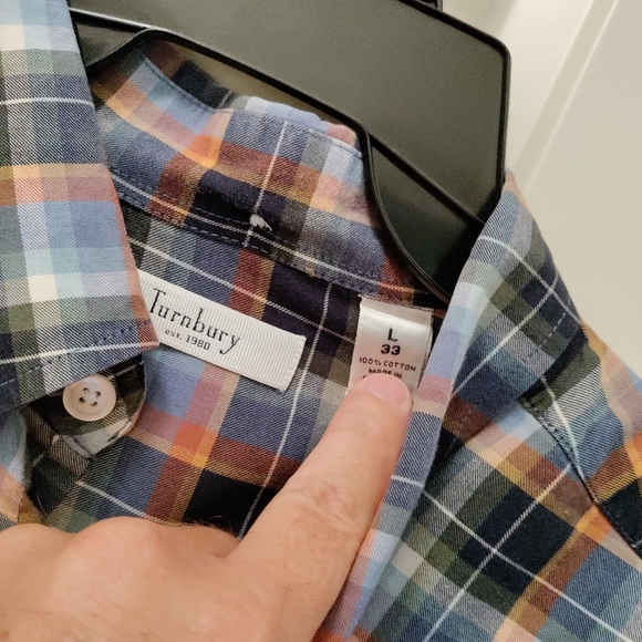Turnbury plaid long sleeve button down shirt - Picture 2 of 2